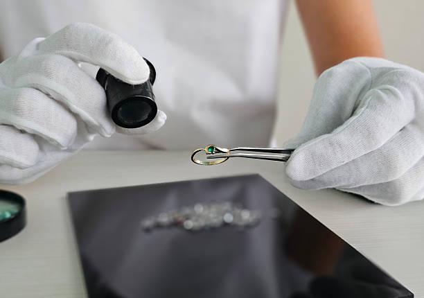 Crafting elegance with attention to detail during jewelry inspection workbench